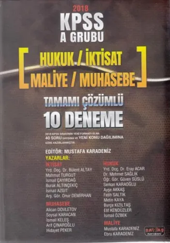 Hukuk, İktisat, Maliye, Muhasebe