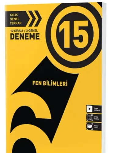 Hız Yayınları 6. Sınıf Fen Bilimleri 15 Deneme