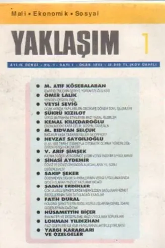 Yaklaşım 1993 /1