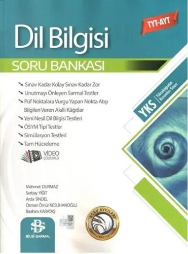 Bilgi Sarmal Yayınları TYT AYT Dil Bilgisi Soru Bankası
