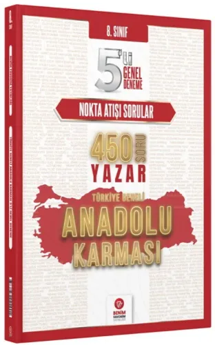 Benim Favorim Yayınları 8. Sınıf LGS Anadolu Karması Türkiye Geneli 5'