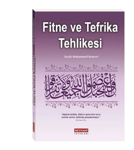 Fitne ve Tefrika Tehlikesi cep boy