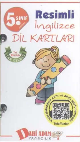 5. Sınıf Resimli İngilizce Dil Kartları