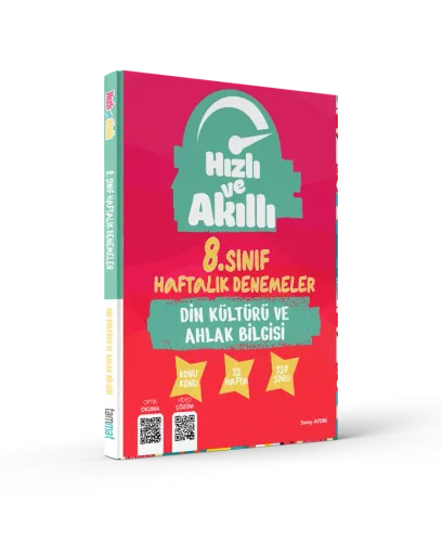 HIZLI VE AKILLI 8. SINIF 32 HAFTALIK DİN KÜLTÜRÜ VE AHLAK BİLGİSİ BRANŞ DENEME