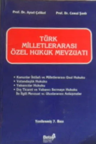 Türk Milletlerarası Özel Hukuk Mevzuatı