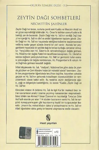 Zeytin Dağı Sohbetleri Necmettin Şahinler İnsan Yayınları %60 indiriml