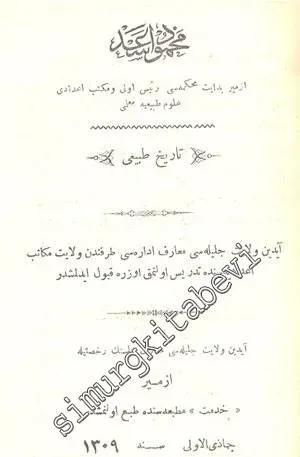OSMANLICA: Tarih - i Tabii -