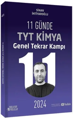 Sinan İhtiyaroğlu 2025 11 Günde TYT Kimya Genel Tekrar Kampı Video Ders Takip Kitabı