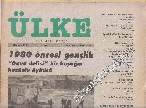 Ülke Haftalık Dergi - Sayı: 1      Haziran