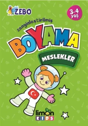 Meslekler Boyama Kitabı  Limon Kids
