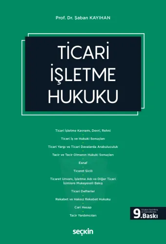 Ticari İşletme Hukuku Şaban Kayıhan