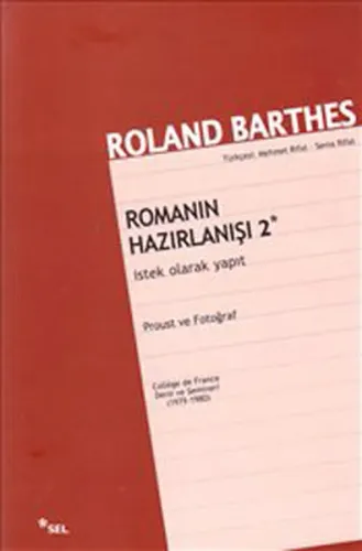 Romanın Hazırlanışı 2; İstek Olarak Yapıt
