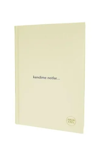 Kendime Notlar Arda Erel Defter (Beyaz Ciltli)
