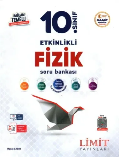 Limit 10. Sınıf Fizik Etkinlikli Maarif Soru Bankası