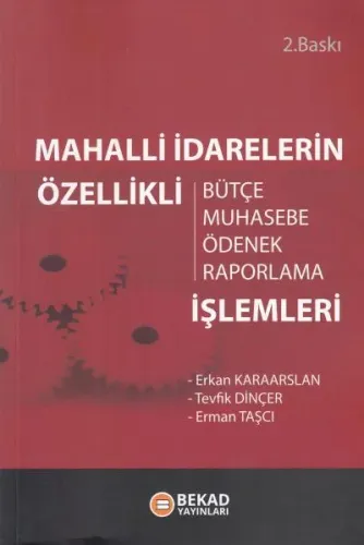 Mahalli İdarelerin Özellikli İşlemleri