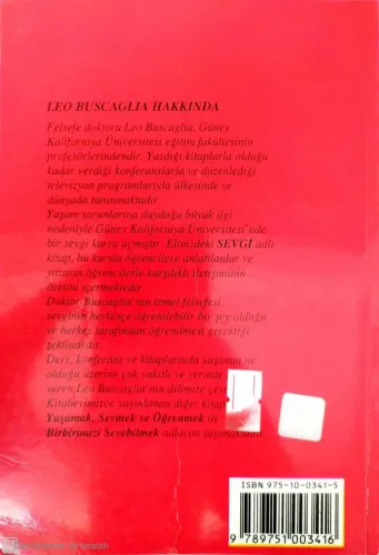 Sevgi Leo Buscaglia İNKILAP %42 indirimli