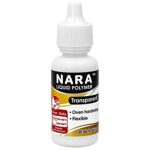 NARA Liquid Polimer Kil  25ml Transparan ( Polimer Likit Kil )