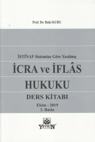 İcra ve İflas Hukuku Ders Kitabı