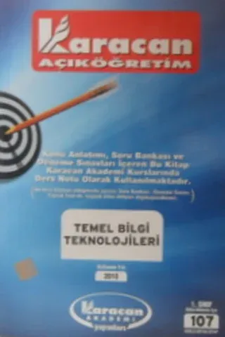 Temel Bilgi Teknolojileri 1. Sınıf Bütün Bölümler için