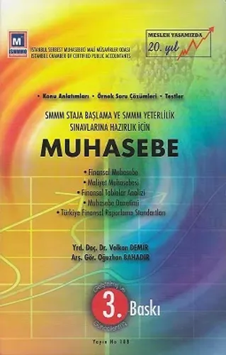SMMM Staja Başlama ve SMMM Yeterlilik Sınavlarına Hazırlık İçin Muhasebe - Ciltli Kitap