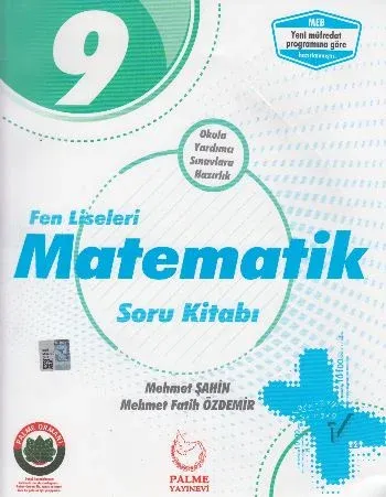 Palme 9. Sınıf Matematik Soru Kitabı - Fen Liseleri