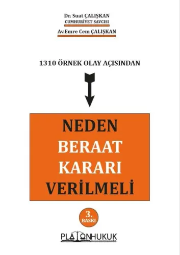 NEDEN BERAAT KARARI VERİLMELİ 3. TIPKI BASKI