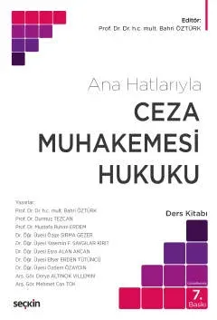 Ceza Muhakemesi Hukuku Ders Kitabı