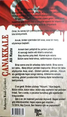 Mahşerin Kanlı Çiçekleri Çanakkale Ali Kuzu Halk Kitabevi