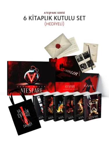 SET - ATEŞPARE SERİSİ (6 KİTAP) - CİLTSİZ