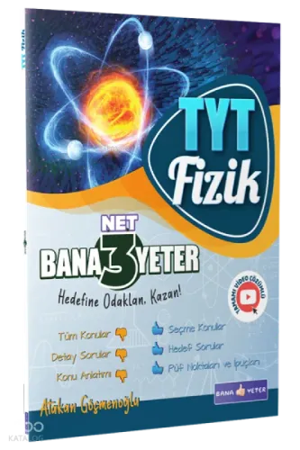 Bana Yeter Yayınları TYT Fizik Bana 3 Net Yeter