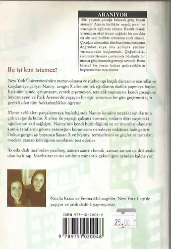 Dadı Günlükleri Emma McLaughlin - Nicola Kraus İnkılap Yayınevi %50 in