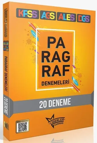 Liderler Karması 2026 KPSS MEB-AGS ALES DGS Paragraf 20 Deneme Çözümlü