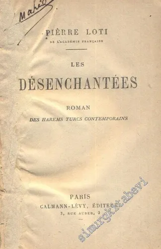 Les Desenchantees: Des Harems Turcs Contemporains -