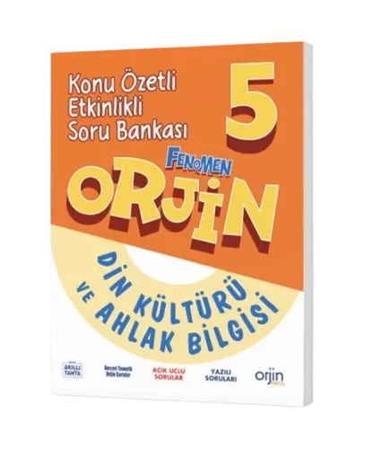 Orjin 5. Sınıf  Din Kültürü Ve Ahlak Bilgisi Konu Anlatımlı Soru Bankası