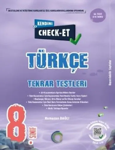 Okyanus Yayınları 8. Sınıf Türkçe Kendini Check-Et Soru Bankası