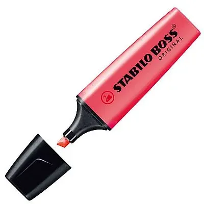 STABİLO BOSS FOSFORLU KALEM  Kırmızı