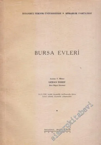 Bursa Evleri -        1950