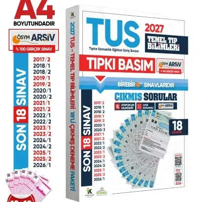 İnformal Yayınları 2027 TUS Temel Tıp Bilimleri ÖSYM Çıkmış Soru Tıpkı