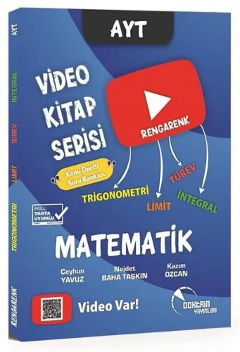 Doktrin Yayınları AYT Matematik Trigonometri Limit Türev İntegral Konu Özetli Soru Bankası Video Kitap Serisi