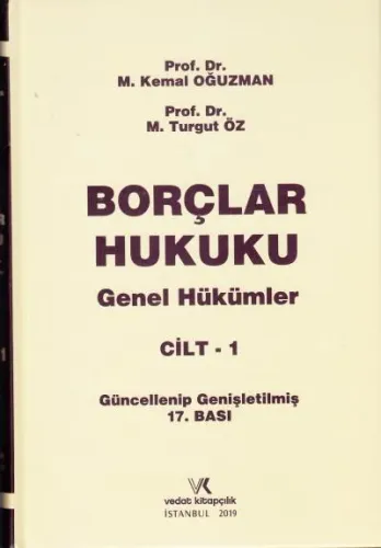 Borçlar Hukuku Genel Hükümler Cilt-1
