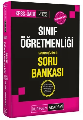 2022 KPSS ÖABT Sınıf Öğretmenliğ Soru Bankası