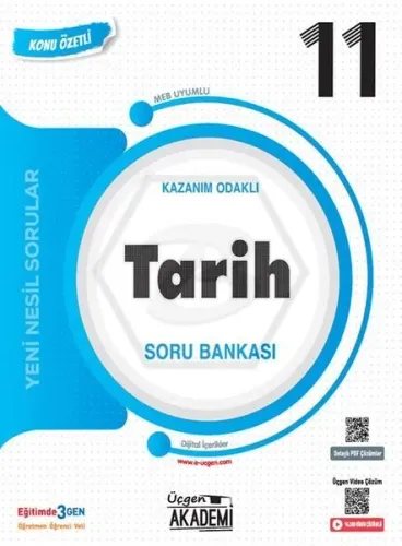 Üçgen Akademi Lise 11. Sınıf Tarih Soru Bankası