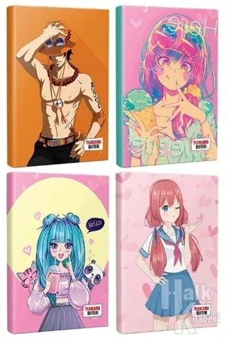 Anime Planlama Defteri Seti 4'lü