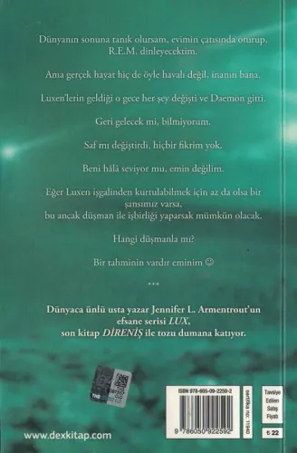 Direniş / Lux 5 Jennifer L. Armentrout Doğan Egmont %65 indirimli