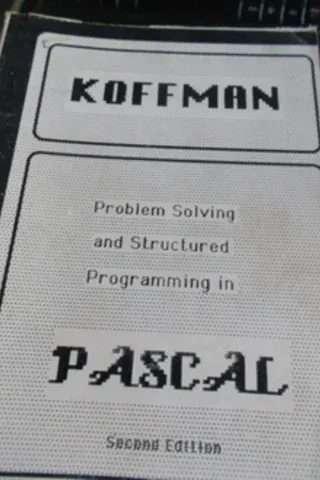 Problem Solving And Structured Programming in Pascal