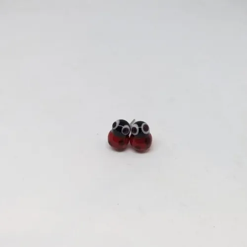 Minik Cam Küpe Uğur Böceği