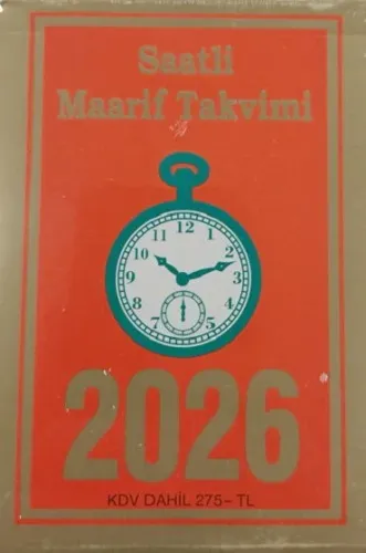 KÜÇÜK SAATLİ MAARİF TAKVİMİ 2026