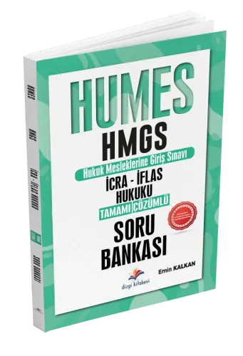 Dizgi Kitap Yayınları 2025 Humes HMGS İcra İflas Hukuku Tamamı Çözümlü Soru Bankası