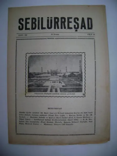 Sebilürreşad Sayı : 289 Cilt : 12 Mart 1959