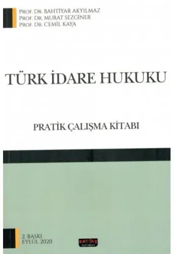 Türk İdare Hukuku Pratik Çalışma Kitabı